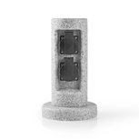 Tuinzuil - Stekkerdoos | 2x Stopcontact |Beton-look Tuinzuil - Stekkerdoos | 2x Stopcontact |Beton-look