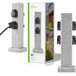 Tuinzuil - Stekkerdoos | 4x Stopcontact | Beton-look Tuinzuil - Stekkerdoos | 4x Stopcontact | Beton-look
