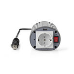 Stroomomvormer Gemodificeerde Sinusgolf | 12 V DC - 230 V AC | 150 W | 1x Schuko / 1x USB-Uitgang Stroomomvormer Gemodificeerde Sinusgolf | 12 V DC - 230 V AC | 150 W | 1x Schuko / 1x USB-Uitgang