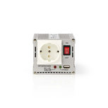 Stroomomvormer Gemodificeerde Sinusgolf | 12 V DC - 230 V AC | 300 W | 1x Schuko / 1x USB-Uitgang Stroomomvormer Gemodificeerde Sinusgolf | 12 V DC - 230 V AC | 300 W | 1x Schuko / 1x USB-Uitgang