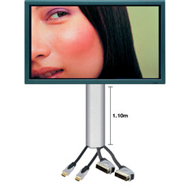 Kabelgoot - Wit - 110 x 6 cm