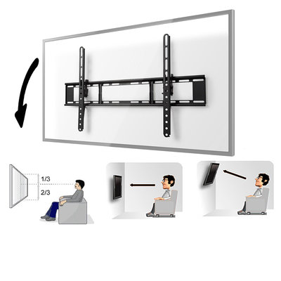 TV-Muurbeugel voor schermen van 37 - 70" - Max. 35 kg - voorzien van kantel-optie