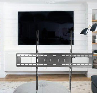 Vaste TV Muurbeugel voor grotere schermen van 60 - 100" - Max. 75 kg - 30 mm afstand tot de muur