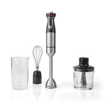 Staafmixer | 800 W | Snelheidsinstellingen: Variabele snelheidsregeling | Hakmachine | Aluminium / Zwart