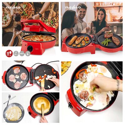 Multifunctionele Bakplaat - Grill - Pizzamaker