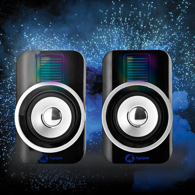 Gaming Speaker | Speaker-kanalen: 2.0 | USB Gevoed | 3,5 mm Male | 30 W | RGB | Volumebediening