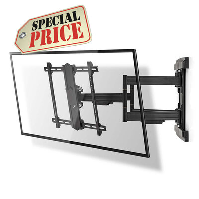 Draai- en Kantelbare TV-Muurbeugel - 37-80 " - Maximaal schermgewicht: 70 kg - Maximale muurafstand: 80 cm - 6 Draaipunten - Staal