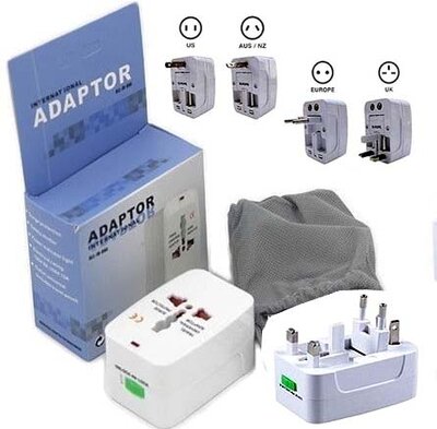 Wereldstekker compact - Deze compacte reissteker is geschikt voor in meer dan 150+ landen