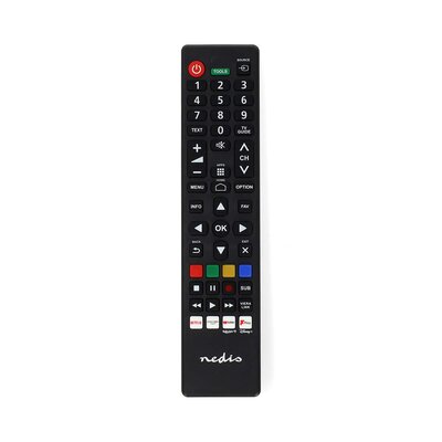 Afstandsbediening - Geschikt voor: Panasonic / Sharp | Voorgeprogrammeerd | 1 Apparaat | Amazon Prime / Disney + Button / Netflix Knop / Rakuten TV Button / Youtube Knop