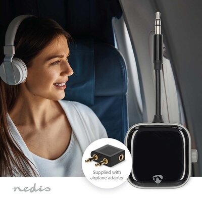 Bluetooth® Zender / Ontvanger - Dubbele koppeling - je kunt twee apparaten tegelijk verbinden - Handsfree bellen - Extreem lange levensduur van de batterij