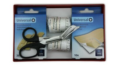 E.H.B.O Verbanddoos 46- delig - Thuisgebruik - Auto, camper of caravan - Vakantie en outdoor activiteiten