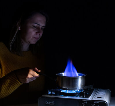 Vakantie / Noodgevallen Gas kooktoestel - Draagbare koffer