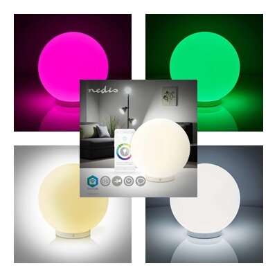 SmartLife Sfeerverlichting Wi-Fi - Stel de kleur en helderheid van deze slimme stemmingslamp in via uw telefoon met de SmartLife-toepassing