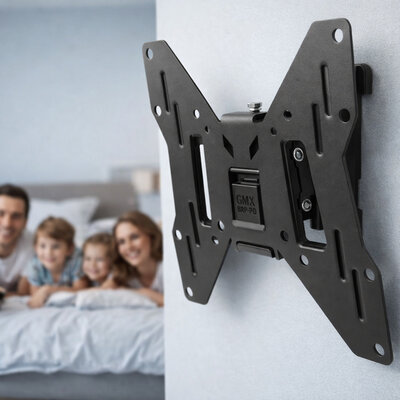 Kantelbare TV-Muurbeugel - Max. 50 Kg - Voor kleinere tot middelgrote beeldschermen.
