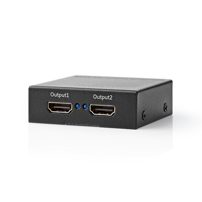 HDMI™-Splitter 2 poort(en) | 2x HDMI™ Output | 4K@60Hz | 18 Gbps | Metaal