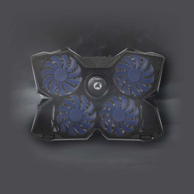 Koeler voor gaming-laptop | 4 over USB gevoede ventilatoren | 15 - 19