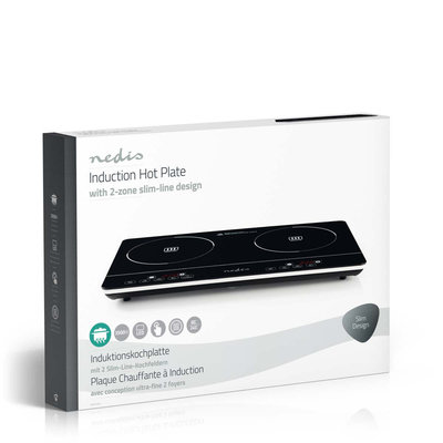Dubbele inductiekookplaat | Slim-Line | 3500 W