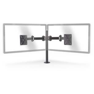 Ergonomische Monitorbeugel - Dubbele Monitor-Arm - Draai- en Kantelbaar - Zwart Ergonomische Monitorbeugel - Dubbele Monitor-Arm - Draai- en Kantelbaar - Zwart