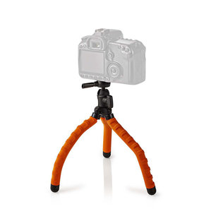 Ministatief | Max. 1 kg | 27,5 cm | Flexibel | Zwart/oranje Ministatief | Max. 1 kg | 27,5 cm | Flexibel | Zwart/oranje