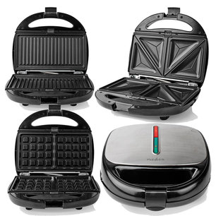 Multi-Grill - Tosti - Wafel - Grill - 800 Watt Multi-Grill - Tosti - Wafel - Grill - 800 Watt