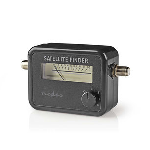 Satellietmeter die de signaalsterkte meet Satellietmeter die de signaalsterkte meet