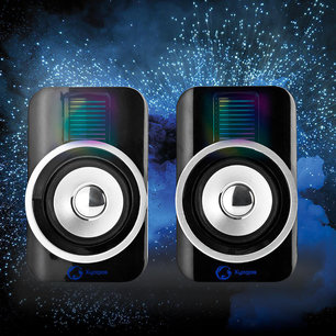 Gaming-luidsprekers | 2.0 | RGB | Over USB gevoed | 3,5 mm jack | RMS 10W Gaming-luidsprekers | 2.0 | RGB | Over USB gevoed | 3,5 mm jack | RMS 10W