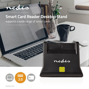 Smartcard Reader | USB 2.0 | Desktop Model | Black Smartcard Reader | USB 2.0 | Desktop Model | Black