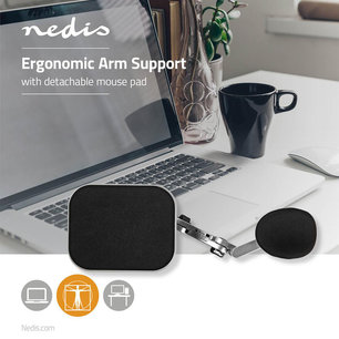Ergonomisch Armsteun | Zwenken | Bureau | Met Muismat | Metaal Ergonomisch Armsteun | Zwenken | Bureau | Met Muismat | Metaal