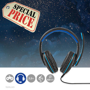 Headset | Over-ear | Microfoon | 3,5 mm connectoren Headset | Over-ear | Microfoon | 3,5 mm connectoren