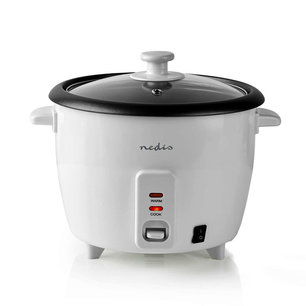 Rijstkoker - 400 Watt - 1,0 L - Wit Rijstkoker - 400 Watt - 1,0 L - Wit