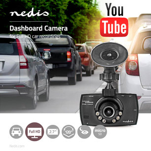 Dashcam - Full-HD 1080p - 2.7" - 120° zichthoek Dashcam - Full-HD 1080p - 2.7" - 120° zichthoek