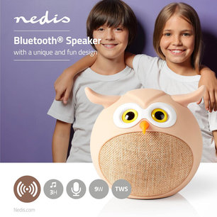 Animaticks Bluetooth Speaker - 3 Uur Speeltijd - Handsfree bellen - Olly Owl Animaticks Bluetooth Speaker - 3 Uur Speeltijd - Handsfree bellen - Olly Owl