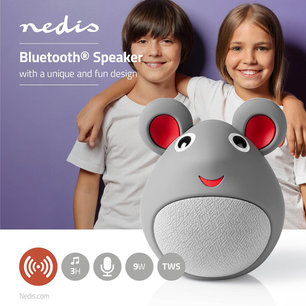 Animaticks Bluetooth Speaker - 3 Uur Speeltijd - Handsfree Bellen - Melody Mouse Animaticks Bluetooth Speaker - 3 Uur Speeltijd - Handsfree Bellen - Melody Mouse