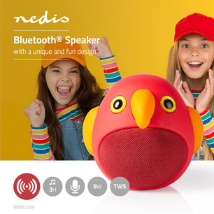 Animaticks Bluetooth Speaker - 3 Uur Speeltijd - Handsfree bellen - Perry Parrot Animaticks Bluetooth Speaker - 3 Uur Speeltijd - Handsfree bellen - Perry Parrot