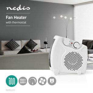 Bespaar geld met deze handige ventilatorkachel - 2000 W - Thermostaat - Oververhittingsbeveiliging Bespaar geld met deze handige ventilatorkachel - 2000 W - Thermostaat - Oververhittingsbeveiliging