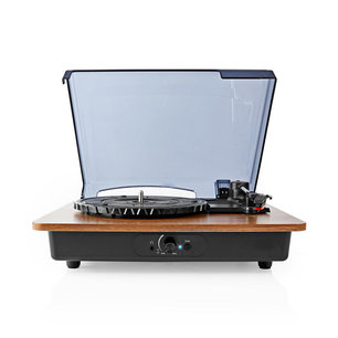 Platenspeler - 9 W - Bluetooth ® - Cover - Bruin Platenspeler - 9 W - Bluetooth ® - Cover - Bruin