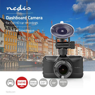 Dashcam Full HD 1080 p - 1 CH - 3,0 Inch - Kijkhoek Van 120° - Metalen Behuizing Dashcam Full HD 1080 p - 1 CH - 3,0 Inch - Kijkhoek Van 120° - Metalen Behuizing