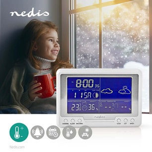 Weerstation - Hygrometer - Datum/tijd - Buiten-Unit Weerstation - Hygrometer - Datum/tijd - Buiten-Unit