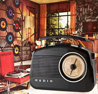 Retro Design FM-Radio Tafelmodel - AM / FM - Batterij Gevoed / Netvoeding - Analoog - Koptelefoonoutput - Handgreep - Zwart Retro Design FM-Radio Tafelmodel - AM / FM - Batterij Gevoed / Netvoeding - Analoog - Koptelefoonoutput - Handgreep - Zwart