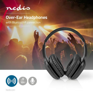 Draadloze Over-ear Koptelefoon Batterij speelduur: Tot 10 Uur - Ingebouwde microfoon - Drukbediening - Ondersteuning voor spraakbesturing - Volumebediening Draadloze Over-ear Koptelefoon Batterij speelduur: Tot 10 Uur - Ingebouwde microfoon - Drukbediening - Ondersteuning voor spraakbesturing - Volumebediening