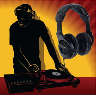 Bedrade Semiprofessionele Over-ear Koptelefoon Kabellengte: 2.50 m - Volumebediening - Zwart Bedrade Semiprofessionele Over-ear Koptelefoon Kabellengte: 2.50 m - Volumebediening - Zwart