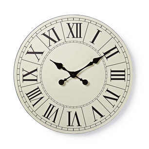 Wandklok Diameter: 50 cm - Romeinse Stijl Wandklok Diameter: 50 cm - Romeinse Stijl