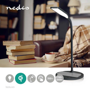 LED-Lamp met Draadloze Lader Dimmer - LED / Qi - 10 W - dimfunctie - Koel Wit / Natuurlijk Wit / Warm Wit - 2700 - 6500 K LED-Lamp met Draadloze Lader Dimmer - LED / Qi - 10 W - dimfunctie - Koel Wit / Natuurlijk Wit / Warm Wit - 2700 - 6500 K