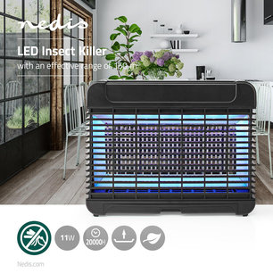 Electrische Insectenlamp - 11 Watt - LED - Zwart Electrische Insectenlamp - 11 Watt - LED - Zwart