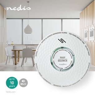 Rookmelder - EN14604 - Levensduur 10 Jaar - Compact Ontwerp Rookmelder - EN14604 - Levensduur 10 Jaar - Compact Ontwerp
