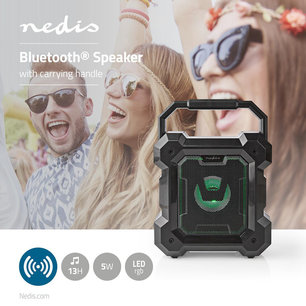 Bluetooth®-Speaker Batterij speelduur: Tot 13 Uur - Tafelmodel - 5 W - Mono - Ingebouwde microfoon Bluetooth®-Speaker Batterij speelduur: Tot 13 Uur - Tafelmodel - 5 W - Mono - Ingebouwde microfoon