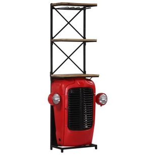 Wijnkast tractor 49x32x183 cm massief mangohout Wijnkast tractor 49x32x183 cm massief mangohout