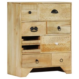 Ladekast 60x30x75 cm - massief mangohout Ladekast 60x30x75 cm - massief mangohout