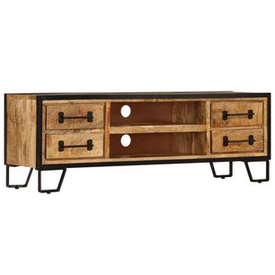 Tv-meubel met lades 120x30x40 cm massief mangohout Tv-meubel met lades 120x30x40 cm massief mangohout