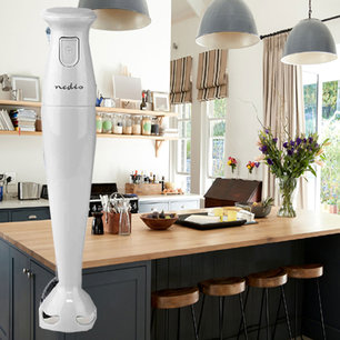 Effectieve staafmixer voor milkshakes, soepen en sauzen etc. - Vermogen: 150 watt Effectieve staafmixer voor milkshakes, soepen en sauzen etc. - Vermogen: 150 watt